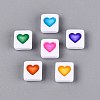 Opaque Acrylic Enamel Beads SACR-Q001-19A-2