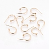 Brass Stud Earring Findings LS-X-KK-T020-105G-2
