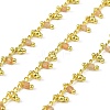 Handmade Brass Cube Link Chains CHC-L053-10G-02-1