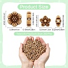 400Pcs 2 Styles Opaque Acrylic Beads SACR-YW0002-15-3