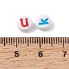 Opaque Acrylic Enamel Beads OACR-P037-01A-M-3
