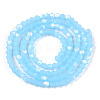 Imitation Jade Bicone Frosted Glass Bead Strands LS-EGLA-A039-J2mm-MB03-3