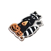 Halloween Theme Opaque Acrylic Pendants X-SACR-S034-08B-2