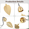 Brass Bell Pendants HJEW-WH20816-010G-F-5