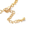 Brass Link Bracelets for Women BJEW-P342-11G-3