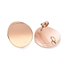 304 Stainless Steel Stud Earring Findings X-STAS-Q231-06RG-2