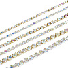 6 Styles Brass Rhinestone Strass Chains CHC-TA0001-05-2