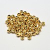 Rack Plating and Vacuum Plating Brass Corrugated Round Spacer Beads KK-I600-6mm-G-RS-2