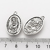 Tibetan Style Alloy Pendants TIBE-Q078-07AS-RS-2