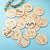 Basswood Milestone Cards WOOD-TA0001-41B-11