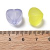 Frosted Transparent Acrylic Beads OACR-A032-30-3