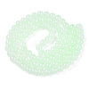 Baking Paint Imitation Jade Glass Round Bead Strands X1-DGLA-N003-10mm-08-1-2