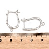 Brass Hoop Earring Findings KK-K340-39P-3