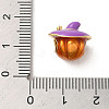 Halloween Brass Enamel European Beads X1-KK-A203-04B-G-3
