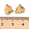 Ion Plating(IP) 304 Stainless Steel Enamel Charms STAS-D018-05G-3