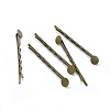 Iron Hair Bobby Pin Findings X-IFIN-L032-06AB-NF-1
