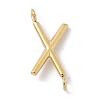 304 Stainless Steel Letter Connector Charms LS-STAS-M108-01G-24-1