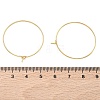 SHEGRACE Brass Hoop Earrings Findings XGR0005G-70G-3