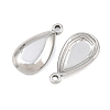 304 Stainless Steel Pendant Cabonchon Settings SA-CBAC381-01P-2