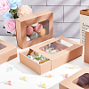 Folding Kraft Paper Cardboard Jewelry Gift Drawer Boxes CON-WH0092-27-4