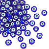 2 Strands Handmade Evil Eye Lampwork Beads Strands LAMP-PA0001-49-1