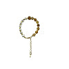 Natural Yellow Jade Round Beaded Bracelet NC1314-01-1