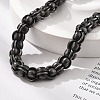 304 Stainless Steel Link Chain Bracelets for Women Men BJEW-A031-04C-AS-5