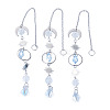 3Pcs Glass Hanging Suncatchers HJEW-TADJ0017-1