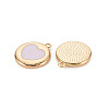 Brass Enamel Pendants KK-S356-587C-NF-2