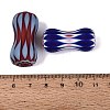 Handmade Millefiori Glass Bone Shape Beads LA-N002-38B-3