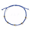 Vintage Glass Beaded Pearl String Adjustable Bracelet for Girl TG8813-4-1