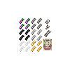 24Pcs 6 Colors Alloy Shoelaces Buckle Lock FIND-NB0005-17-7