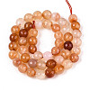 Natural Red Agate Beads Strands LS-G-T139-8mm-89A-01-2