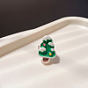 Christmas Cartoon Alloy with Resin Finger Rings WGF9627-08-1