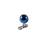 Stainless Steel Round Ball Dermal Anchor Base/Top for Women Men WGB1D88-01-1