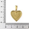 304 Stainless Steel Enamel Pendants STAS-P408-17B-G-3