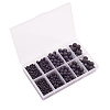 5 Style Natural Lava Rock Round Beads Strands G-CJ0001-52-7