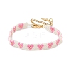 Glass Seed Beaded Bracelets for Women BJEW-MZ00214-01-2
