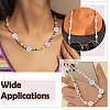 160Pcs 8 Colors Opaque Acrylic Beads PACR-CJ0001-44-7