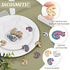 DICOSMETIC 18Pcs 3 Colors 304 Stainless Steel Pendants STAS-DC0012-03-3