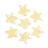 Frosted Glass Beads FGLA-T005-01K-1