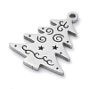 Christmas Theme Anti-Tarnish 304 Stainless Steel Pendants LS-STAS-R003-04P-03-2