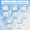 Electroplate Glass Beads Strands EGLA-SC0001-25E-2