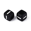 Initial Acrylic Horizontal Hole Beads OACR-ZX006-35I-2
