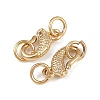Brass Hook and S-Hook Clasps KK-P310-18G-2