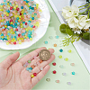 Transparent Frosted Glass Beads FGLA-PA0001-02B-3