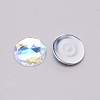 Acrylic Faceted Cabochons OACR-WH0025-12-1