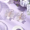 Acrylic Leaf Dangle Earrings EJEW-JE06183-03-2