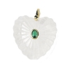Natural Quartz Crystal Carved Pendants G-C276-01G-15-1