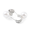Rack Plating Brass Studs Earrings for Women KK-Z038-02P-2